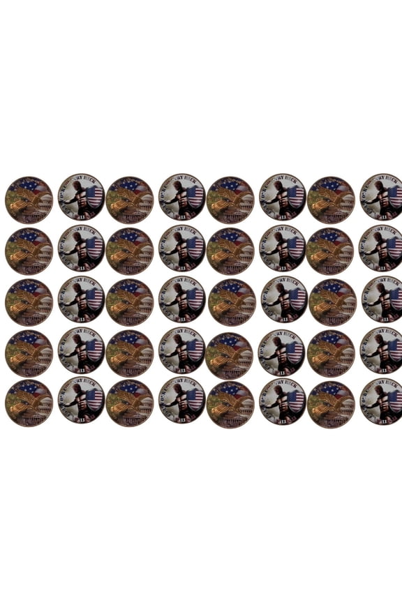 Tube of 20- TRUMP Coin We Take Our Country Back 1 oz Colorized Copper Round