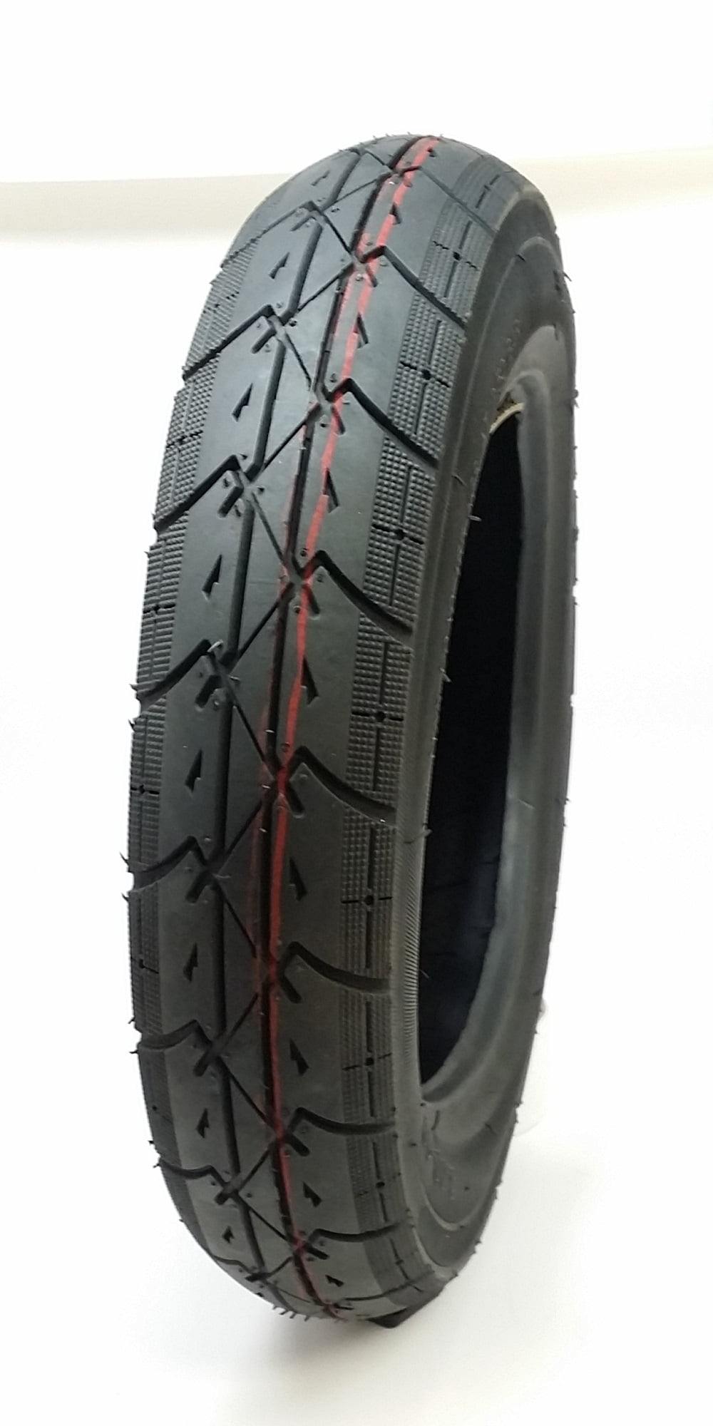 3.00-10 Tubeless Scooter Tire for Front Rear 10-Inch Rim GY6 50cc Scooter Moped Motorcycles Vespa TaoTao Jonway Roketa Kymco Piaggio CF Moto Baja Q-Link Adly Derbi Lifan Hyosung Keeway Models