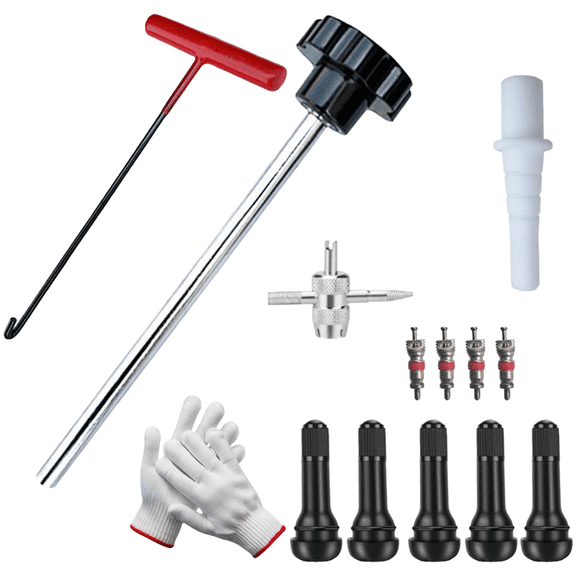 Tubeless Tire Valve Core Tool Kit Car Motorcycle Valve Stem Remover Installer