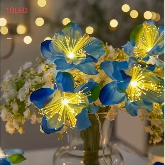 Tuberose Flower String Lights - Elegant Decorative Lighting for Easter Weddings and Holiday Parties, Indoor & Outdoor Use