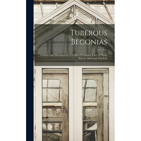 Tuberous Begonias; Culture and Management of a Most Promising Race of Plants new to American Gardens, (Hardcover)