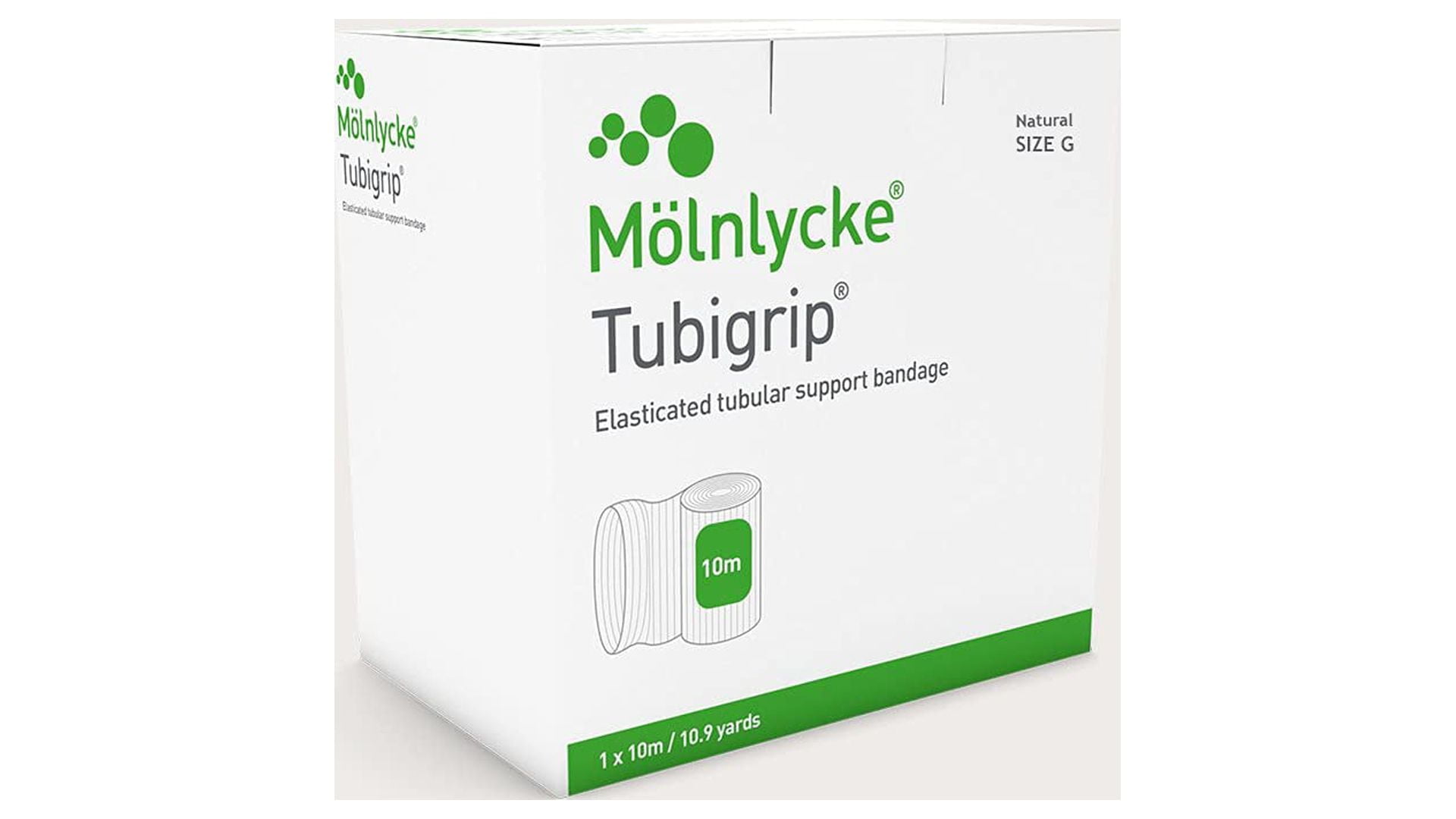 Tubigrip Size G Tubular Bandage 10M Box Natural (32.8ft/10.9yards
