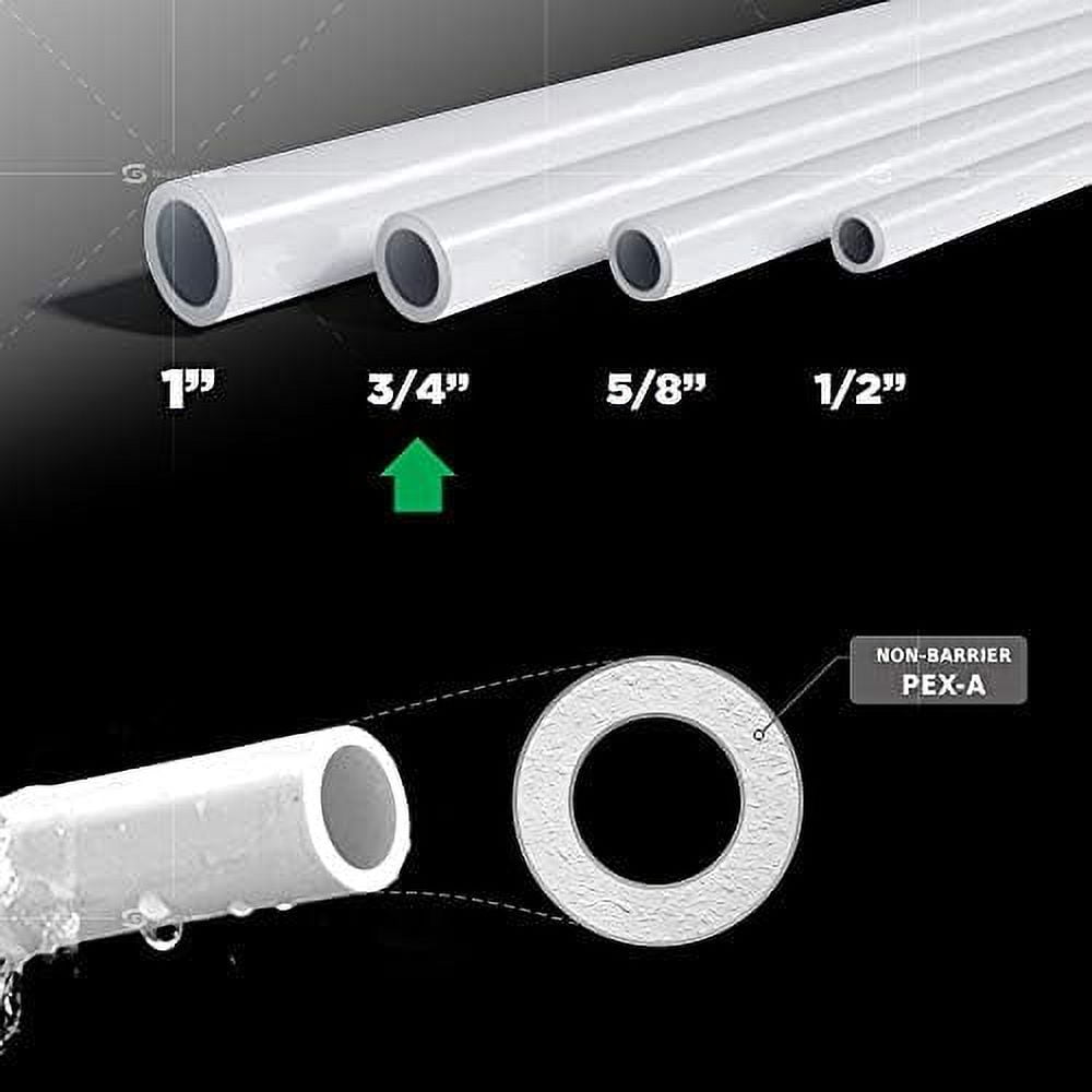 Tubing 3/4 Inch X 100 Ft Pex Tube Coil, NonBarrier Pex Pipe For