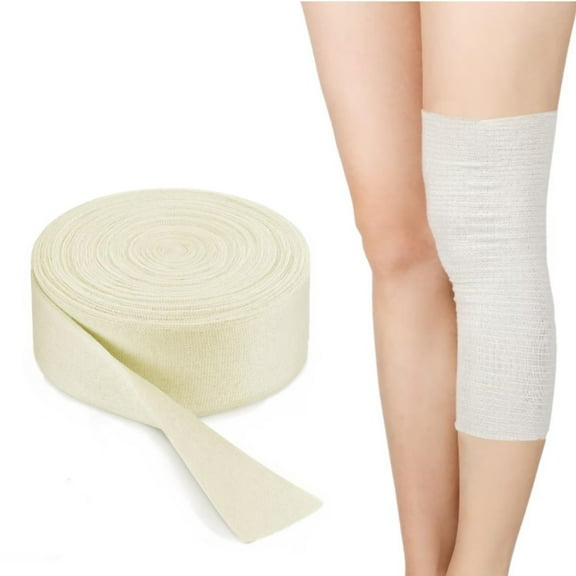 Tubing Compression Bandage, 3.15in x 11yd Tube Sleeve Bandage for Cast Plaster, Cotton Elasticated Tubular Support Bandage(Beige)