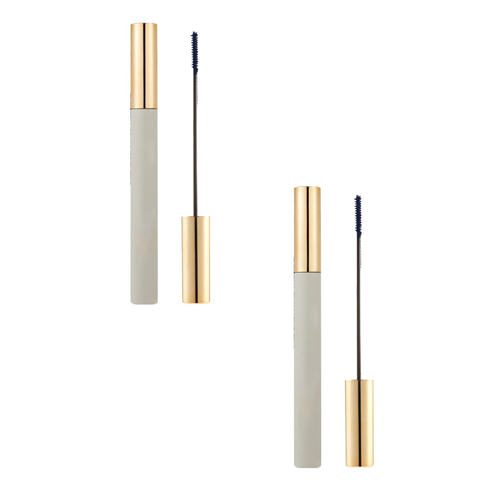 Tubing Mascara Black, 4D Silk Fiber Lash Mascara Natural Waterproof