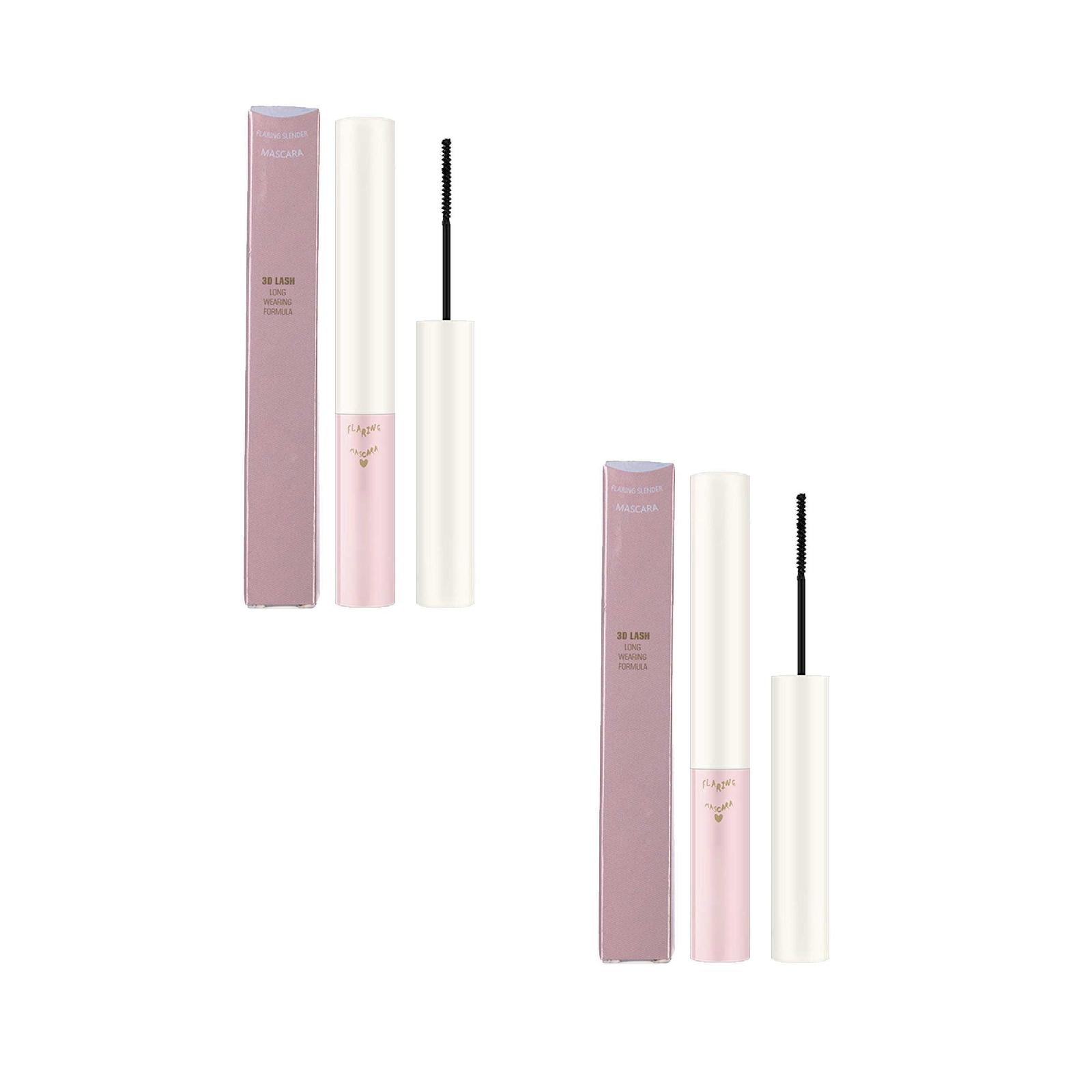 Tubing Mascara Black, 4D Silk Fiber Lash Mascara Natural Waterproof