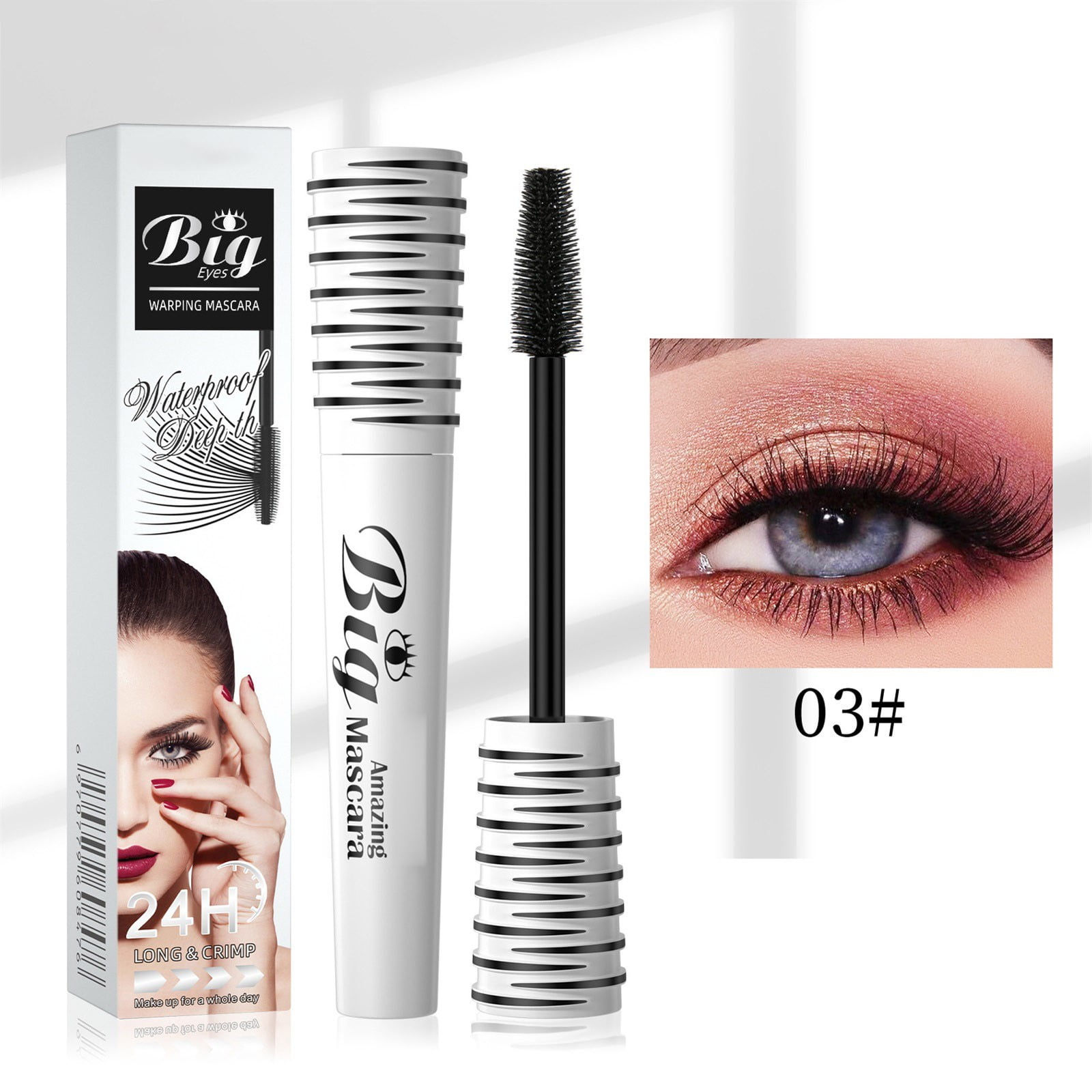 Tubing Mascara Black, Fiber Mascara Black for Length and Volume