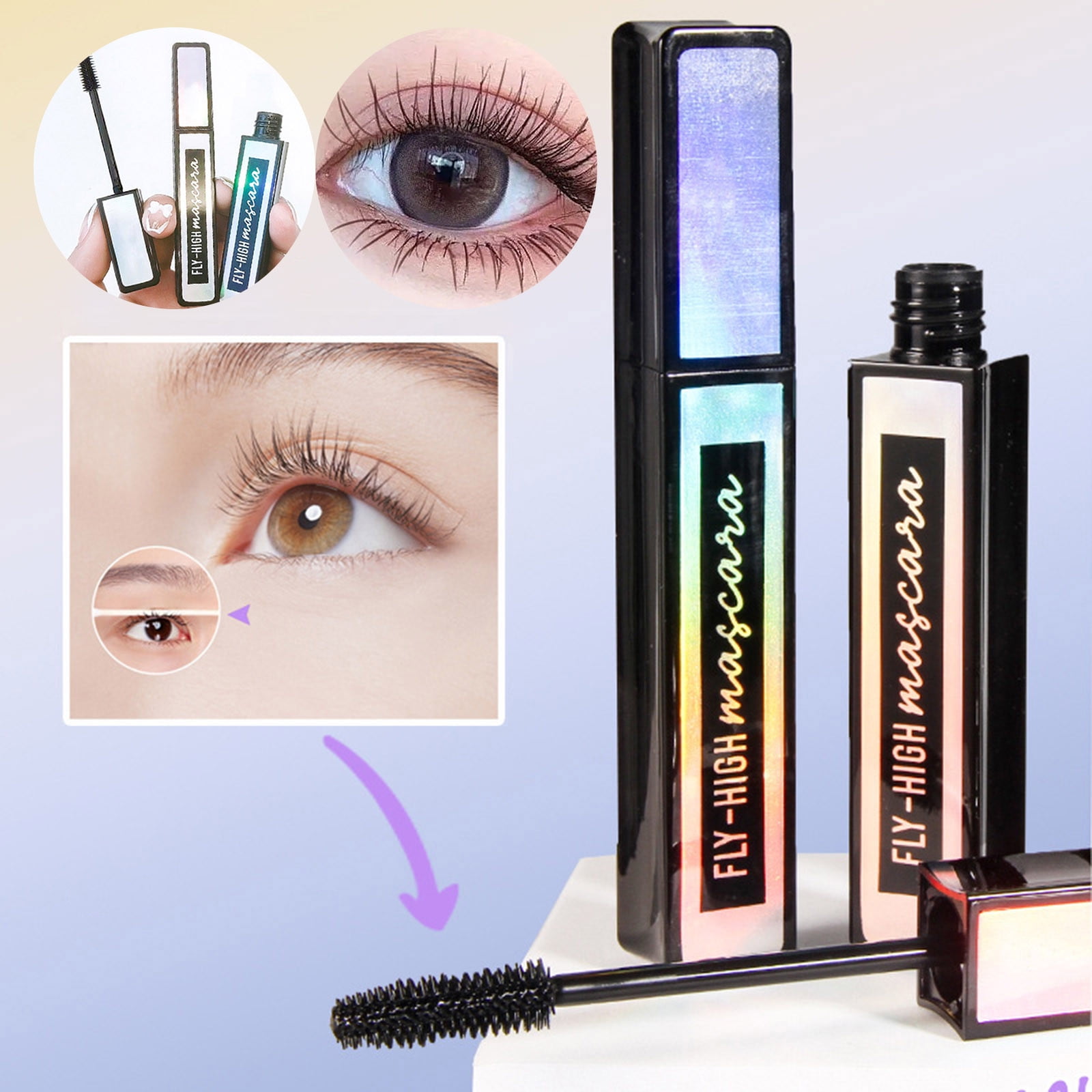 Tubing Mascara Black, Long and Curly Mascara with and Water Resistance