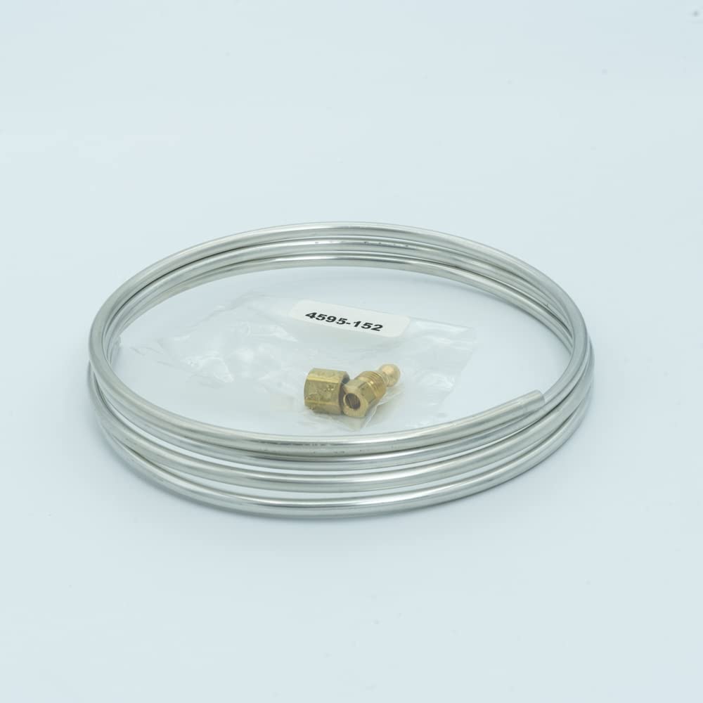 Tubing With Fittings, 5" Roll, Aluminum