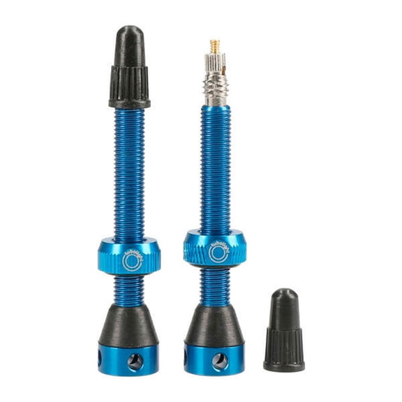 Tubolight Air Valve, 50mm, Blue, Pair NLS