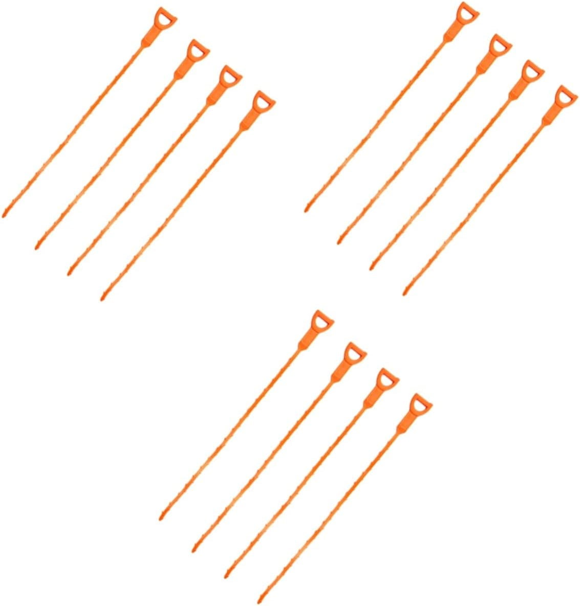 Tubs 12 Pcs Sink Hair Remover Sink Drain Depilator Pipe Hair Remover