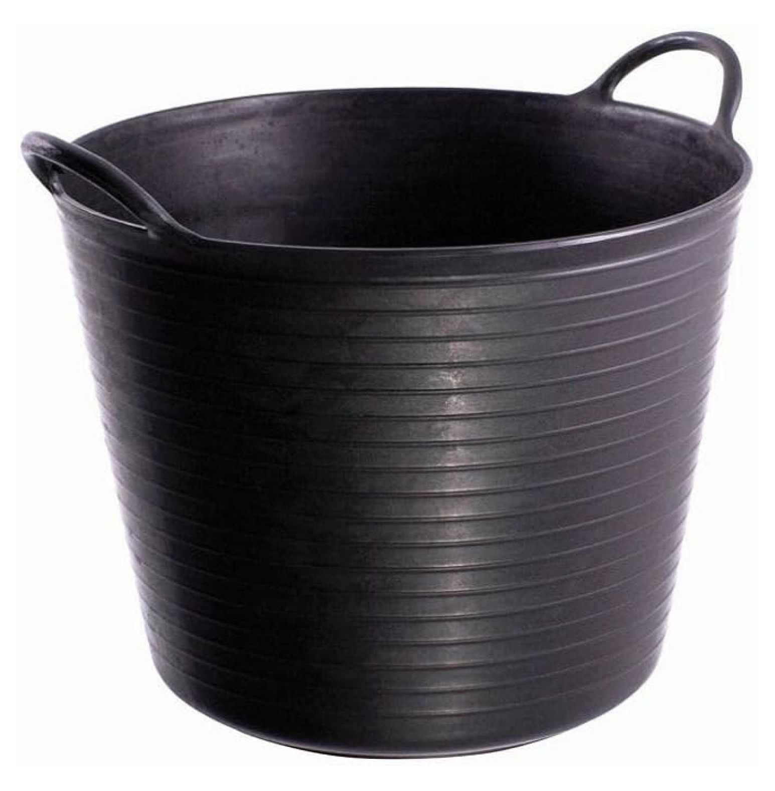Tubtrugs Flexible Medium Tub - 2-Handled Plastic Tub, Lightweight, Durable & Food Safe, Frost/UV Resistant