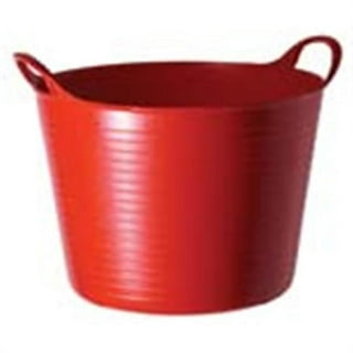 Little Giant® Plastic Muck Tub | Durable & Versatile Utility Bucket with  Handles | Muck Bucket | Rope Handles | 70 Quart | Green