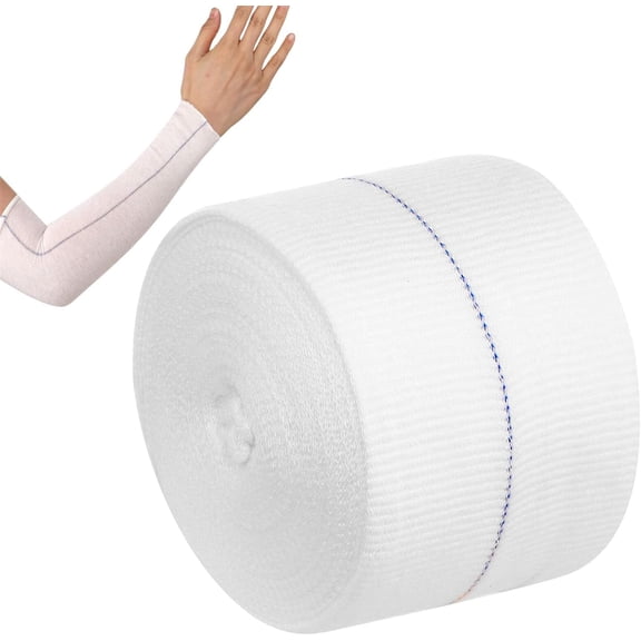 Tubular Bandages Breathable Elastic Bandage Sleeve Cotton Stockinette Gauze Roll for Cast Plaster Comfort Wear 3 Inch X 11 Yard