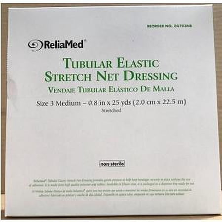 Cardinal Health ReliaMed Tubular Elastic Stretch Net Dressing, 4 Pack