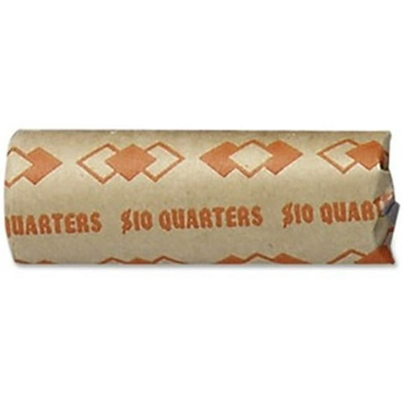Tubular Kraft Paper Quarter Coin Wrapper