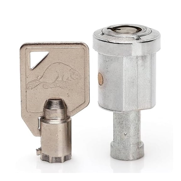 Tubular Lock Key Assembly XYT Top-Lid Replacement For Gumball Vending Machines Security Hardware