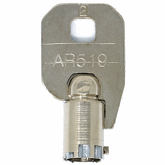Tubular Replacement Key for CompX Chicago AR535