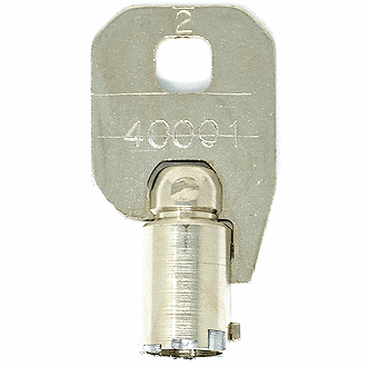 Tubular Replacement Key for CompX Fort 52191