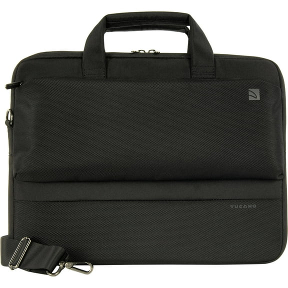 Tucano Dritta Slim 14 Bag for 15in MacBook Pro with Retina Display or 13in/14in Notebook, Black