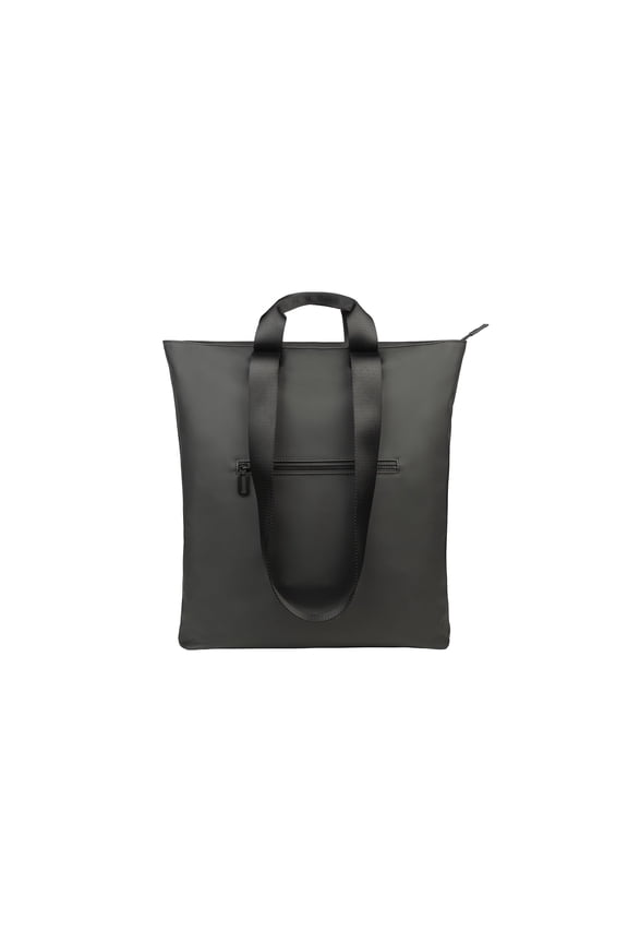 Shopper in rubberized material for laptops and MacBooks up to 14" Black