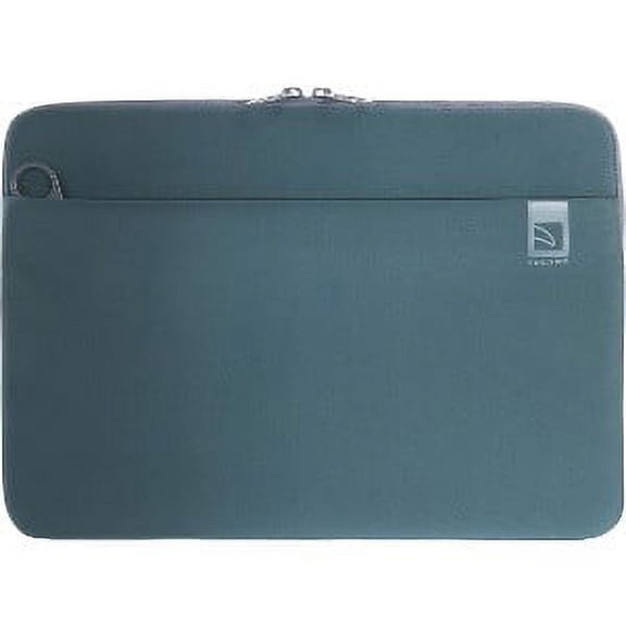 Tucano Top Second Skin Neoprene Sleeve for MacBook Pro 13in with Touch Bar, Petrolum Blue