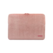 Tucano VELLUTO Stretchy neoprene and corduroy cover for MacBook Pro 14 Pink