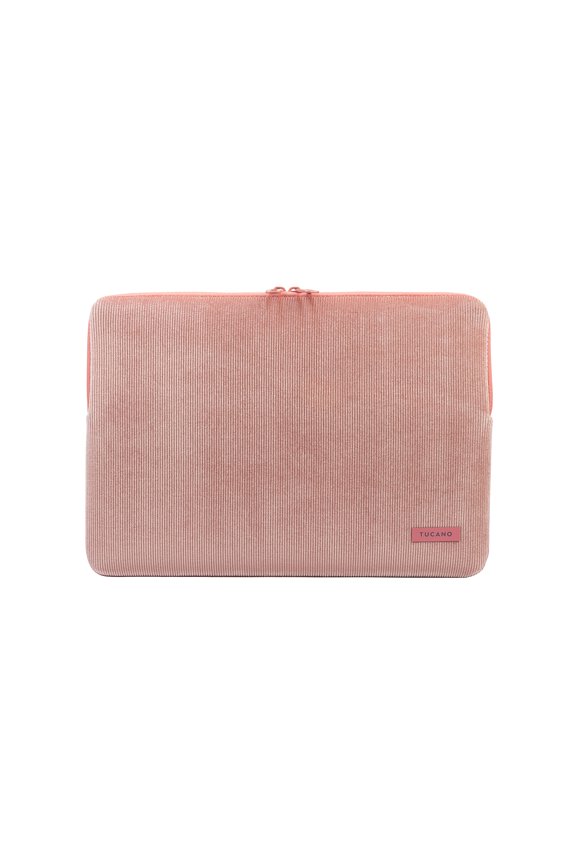 VELLUTO Stretchy neoprene and corduroy cover for MacBook Pro 14'' Pink