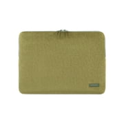 Tucano VELLUTO Stretchy neoprene and corduroy cover for MacBook Pro 16", MacBook Pro 15" and Laptop 15.6". This guarantees a slimmer profile and excellent protection. Green