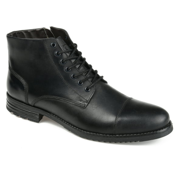 Tuck & Von Men's Lace-up Cap Toe Dress Ankle Boot