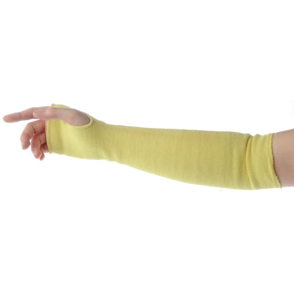 Tucker Glove Oven Sleeve with Kevlar Fibers and Thumb Hole 18"L Yellow 12 Per Case