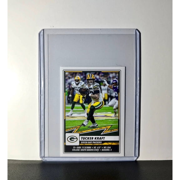 Tucker Kraft 2025 Panini NFL #398 Sticker Green Bay Packers