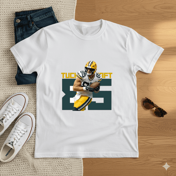 Tucker Kraft Packers Football Team Fan Pride Sports Gear Unisex T-Shirt, up to size 5XL