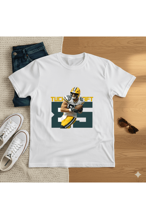 Tucker Kraft Packers Football Team Fan Pride Sports Gear Unisex T-Shirt, up to size 5XL
