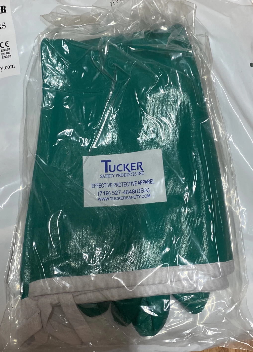 Tucker Safety 92204 Products Steam Glove Utility Glove Pair Cotton Lined 20" L