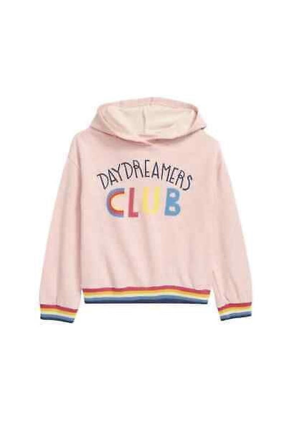 Kids' Cozy Hoodie Pink English Heather Daydream Club Size 3 NWT