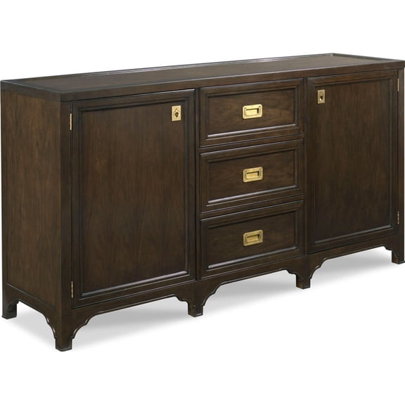 Tucker Traditional Mink Wood Cabinet
