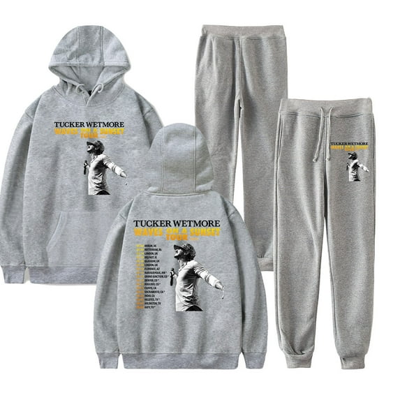 Tucker Wetmore Tour 2025 Hoodie Pants Sets Merch Men/Women Sweatshirt Pants Two Piece Set Fashion Streetwear