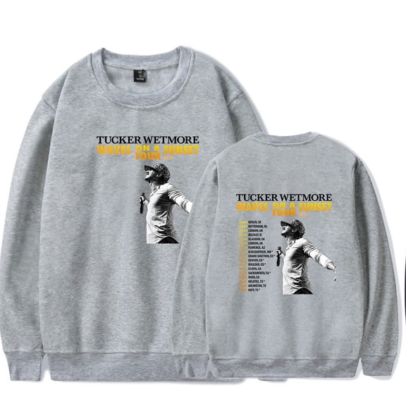 Tucker Wetmore Tour 2025 Merch Long Sleeve Crewneck Sweatshirt For Men/Women Unsiex Rapper Hip Hop Streetwear