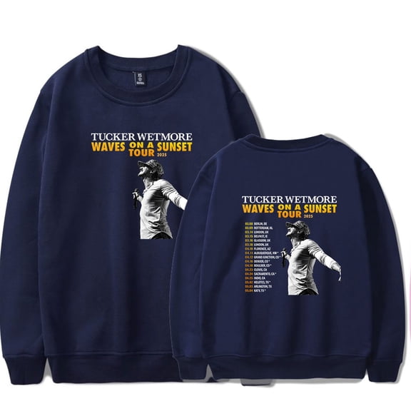 Tucker Wetmore Tour 2025 Merch Long Sleeve Crewneck Sweatshirt For Men/Women Unsiex Rapper Hip Hop Streetwear