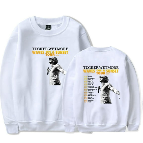 Tucker Wetmore Tour 2025 Merch Long Sleeve Crewneck Sweatshirt For Men/Women Unsiex Rapper Hip Hop Streetwear