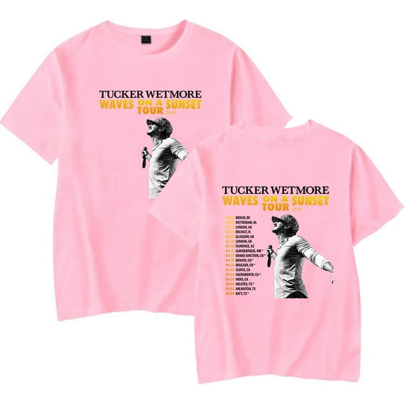 Tucker Wetmore Unisex Streetwear Tour 2025 Summer Short Sleeve T-Shirt - Trendy Fashion Top