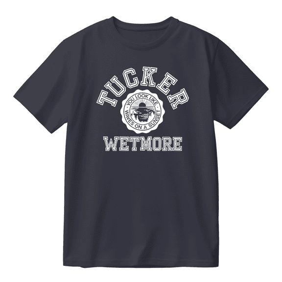 Tucker Wetmore Waves Cotton T-shirt Unisex Short Sleeve Crewneck Casual Streetwear Tee