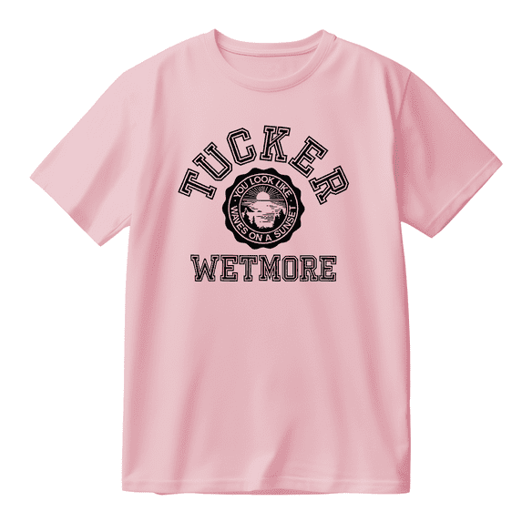 Tucker Wetmore Waves Cotton T-shirt Unisex Short Sleeve Crewneck Casual Streetwear Tee