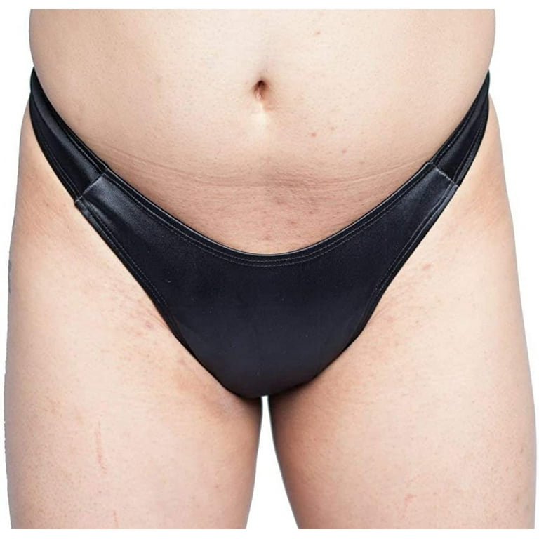 Gaff Panty with Adjustable Tucking Ring Black For Crossdressing And Trans-Women  Large 