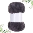 thumbnail image 1 of Tucknest 1 Skein Chunky Yarn for Crocheting, Fluffy Eyelash Yarn in Cream White, Soft Thick Yarn for Knitting, 1.76 oz Each, Gray, 1 of 6
