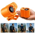 thumbnail image 1 of Tucknest Clip On Fan, Portable USB Rechargeable Personal Fan with 199 Speeds and 360° Rotation, Semi Cool Technology for Car Desk Camping, Orange, 1 of 7