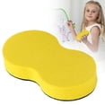 thumbnail image 1 of Tucknest Dry Erase Eraser, Whiteboard Eraser, Classroom Must Haves, 2.8x1.6x0.6 inch Fabric Non-Gourd Shaped Eraser for Whiteboard Blackboard, Yellow, 1 of 4