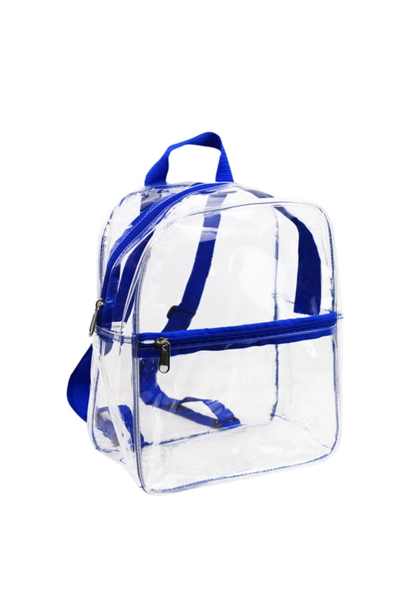 Transparent Backpack, Clear Lightweight Backpack with Padded Straps, PVC Waterproof Travel Bag for Daily Commute and Outdoor Use