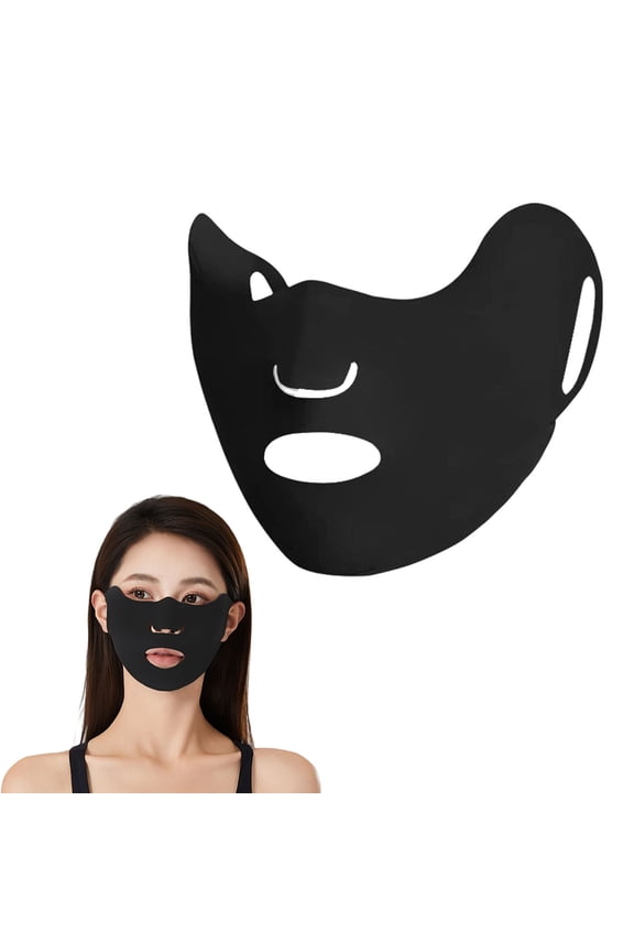 UV Face Mask for Women, Breathable Sun Shield for Cycling Running, Washable Sun Protection Face Cover for Outdoor Activities, Black